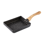 Pequena frigideira antiaderente japonês pot estilo pedra pot Tamagoyaki omelete pan Pan Fashion Square