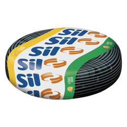 Fio Cabo Flexivel 10mm Rolo Com 100m Preto Sil Menor preço em Fio Cabo Flexivel 10mm Rolo Com 100m Preto Sil