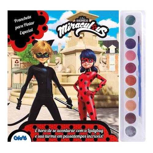 Kit Digital Aquarela Miraculous As Aventuras de Ladybug