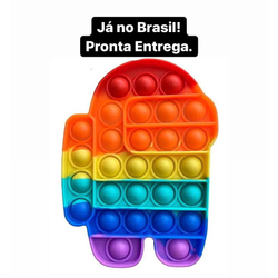 Fidget Toy Brinquedo e Anti-Stress Push Pop It Among Us Menor preço em Fidget Toy Brinquedo e Anti-Stress Push Pop It Among Us