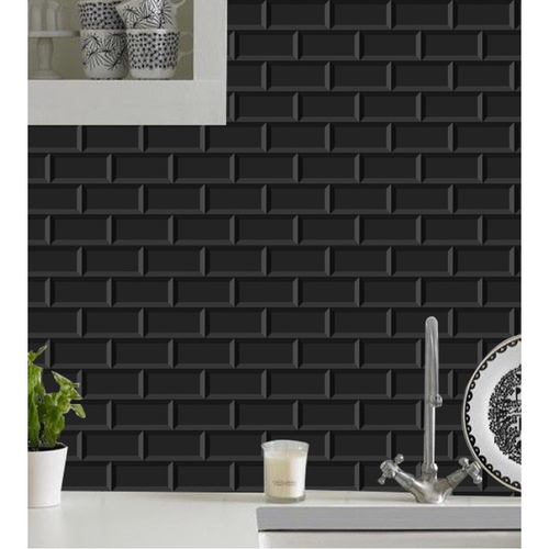 Papel De Parede Adesivo Xadrez Preto N06230 0,58X2,5M em Promoção na  Americanas