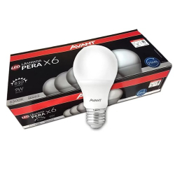 Kit 6 Lâmpadas Led 9w Bulbo E-27 Bivolt Branco Frio Avant Menor preço em Kit 6 Lâmpadas Led 9w Bulbo E-27 Bivolt Branco Frio Avant