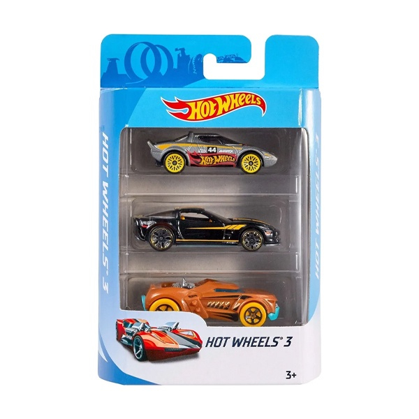 3X Carrinhos Hot Wheels Sortidos 1:64 Mattel em Promoção na Americanas