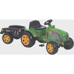 Carrinho Infantil Passeio De Pedal Trator Fazendeiro Verde Com Caçamba - Biemme é boa?