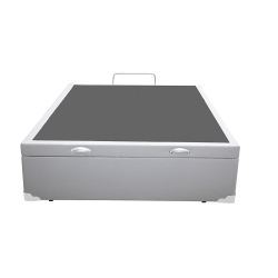 Base Box Baú Casal sp Móveis Sintético Branco - 45x138x188 Menor preço em Base Box Baú Casal sp Móveis Sintético Branco - 45x138x188