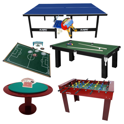 Salão de Jogos - Fut. Botão Pebolim Sinuca Ping-Pong Carteado em Promoção  na Americanas