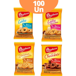 Biscoito Bauducco Sachê Sortido 100 Unidades Menor preço em Biscoito Bauducco Sachê Sortido 100 Unidades
