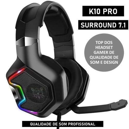 Fones de ouvido com som surround, RGB Fone de ouvido com som