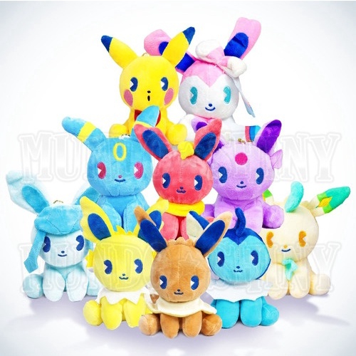 Eevee Evoluções Kit Com 2 Pelúcias Pokemon Glaceon Pokebola na Americanas  Empresas