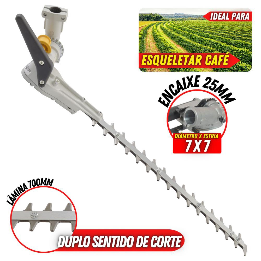 Acessório Aparador De Cerca Viva Nakashi Ka257 Em Aço 25mm Acessório Aparador De Cerca Viva Nakashi Ka257 Em Aço 25mm