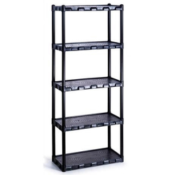 Estante Modular Organizadora Em Plástico 5 Prateleiras Preto 872 Menor preço em Estante Modular Organizadora Em Plástico 5 Prateleiras Preto 872