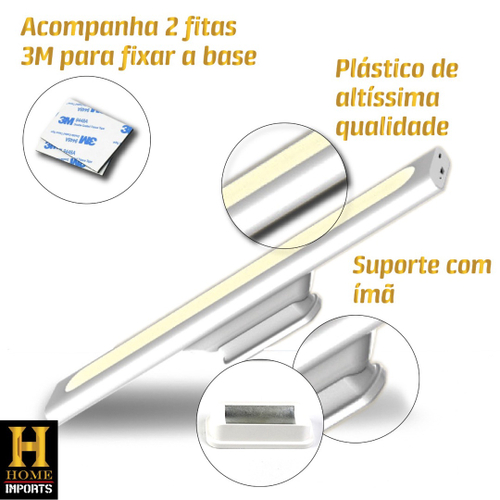 Luminária Led Barra Spot Recarregável S/Fio Cozinha Armário em Promoção ...