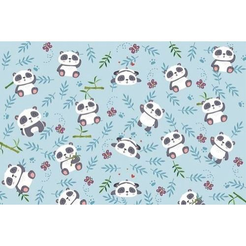 Papel de parede para quarto de bebê infantil Urso Panda