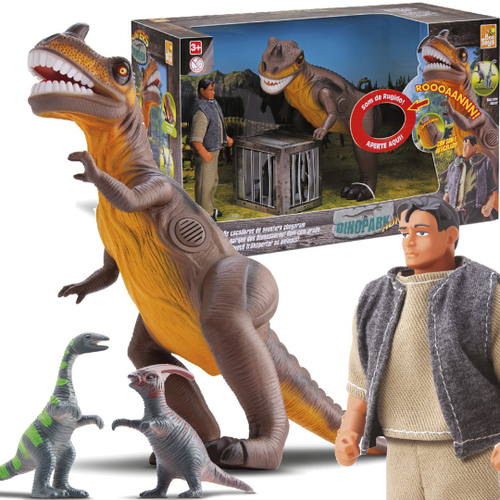 Dino Rex Toy de Brinquedo Anda Música Luz History 4 em Promoção na  Americanas