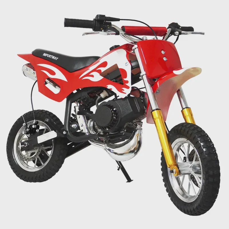 Moto De Brinquedo Motocross Trilha Suspensão Corrida Grande vermelha