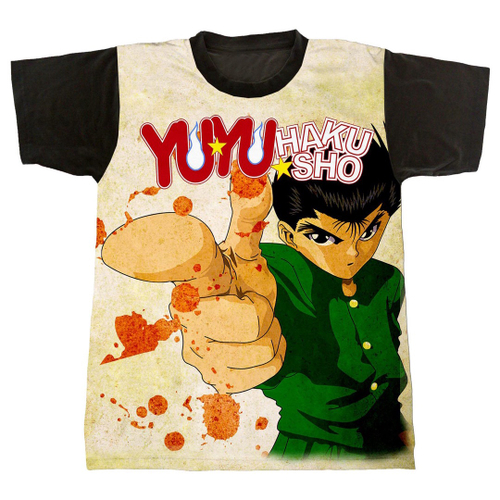 Camisa Animes Tv Manchete Seiya, Yusuke, Shurrato.