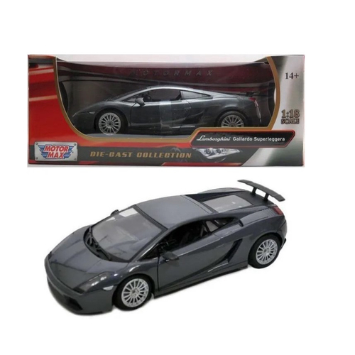 Lamborghini Gallardo Superleggera - 1/18 - Cinza - Collection Motormax em  Promoção na Americanas