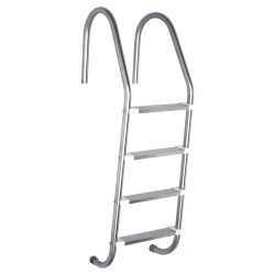 Escada Para Piscina 4 Degraus Em Aço Inox Menor preço em Escada Para Piscina 4 Degraus Em Aço Inox