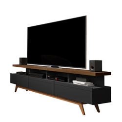 Rack Vivare Wood 1.8 Black/Freijó para Sala Estar TV até 72 é boa?