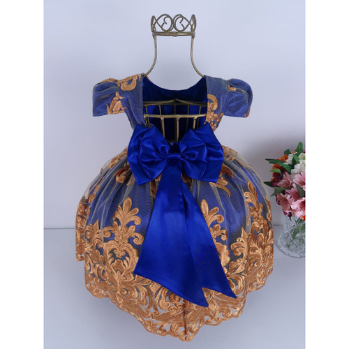 Vestido Infantil Rainha Realeza Azul Royal Festa Aniversário Casamento Luxo em Promoção na Americanas Vestido Infantil Rainha Realeza Azul Royal Festa Aniversário Casamento Luxo em Promoção na Americanas