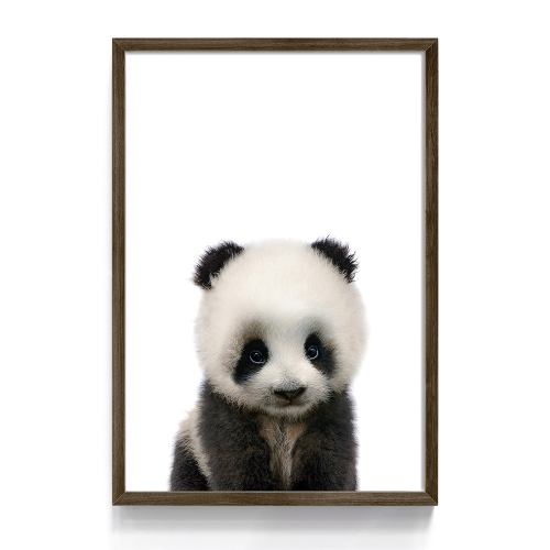 Quadro Decorativo Infantil Urso Panda - 4940g3