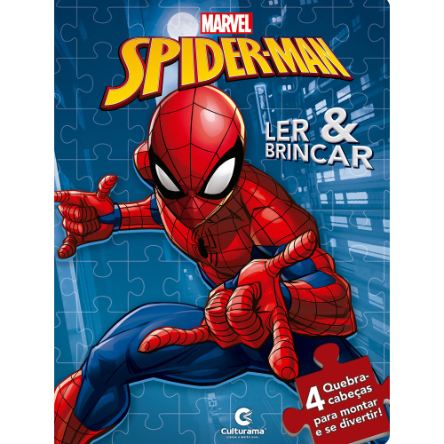 Livro Infantil 100 Atividades Homem Aranha Colorir Desenhar Jogos Diversos  Marvel Pintar