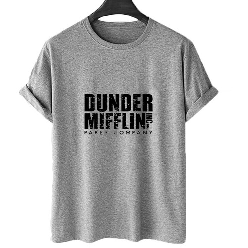 Camiseta feminina algodao Dunder Mifflin Paper Company inc em Promoção na  Americanas