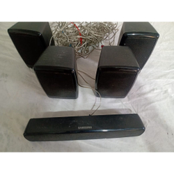 Usado: kit com 5 caixas do home theater Samsung nf + garantia Menor preço em Usado: kit com 5 caixas do home theater Samsung nf + garantia