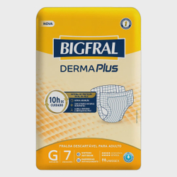 Fralda Geriátrica Bigfral Derma Plus Regular G 7 Unidades é boa?