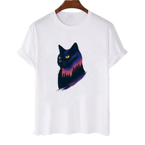 Camiseta feminina algodao Animais Gatos Fofos Desenho Amor em Promoção na  Americanas