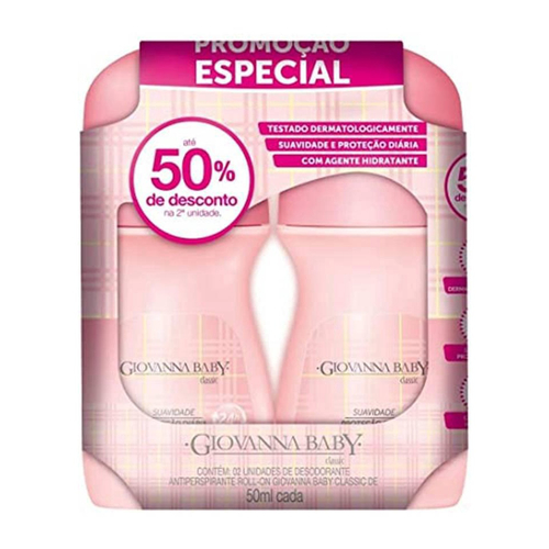 Giovanna Baby Lovely Desodorante Rollon 50ml (Kit C/12) em Promoção na  Americanas