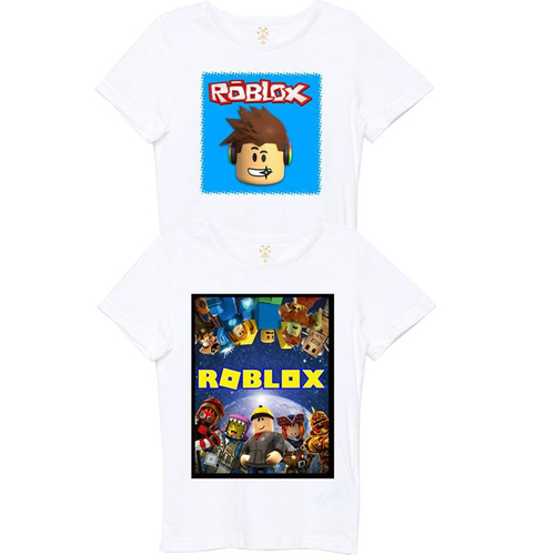 Roblox Baby Casual Camisas Crianças Moda Roblox T Shirt Algodão