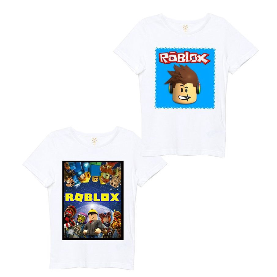 Blusa Roblox Camisa Game Roblox 2 em Promoção na Americanas