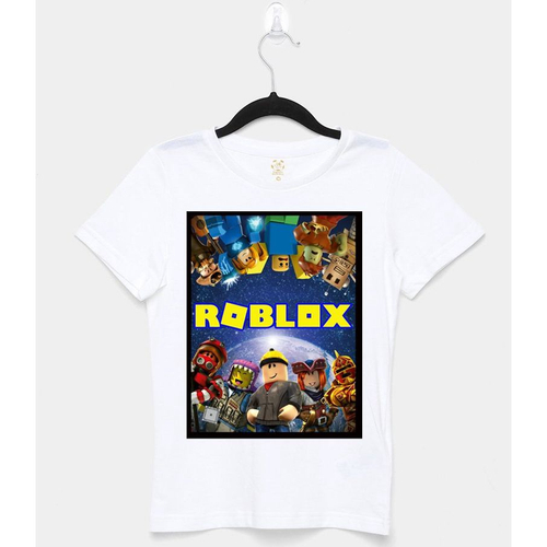 Kit Infantil Combo 2 Camisetas Game Roblox Unissex em Promoção na