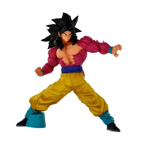 Boneco dragon ball z goku articulado original super sayajin 4