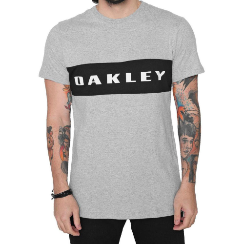 Camiseta Oakley Daily Sport III Masculina - Cinza Claro