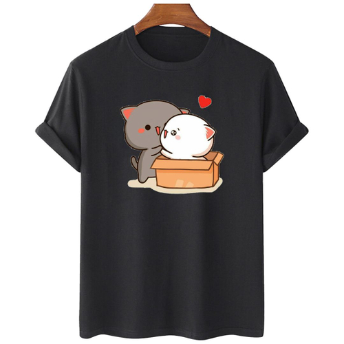 Camiseta feminina algodao Animais Gatos Fofos Desenho Amor em Promoção na  Americanas