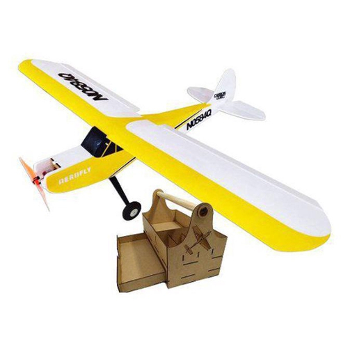 Aeromodelo Piper Avião De Controle Remoto Trainer 4Ch Kit 4