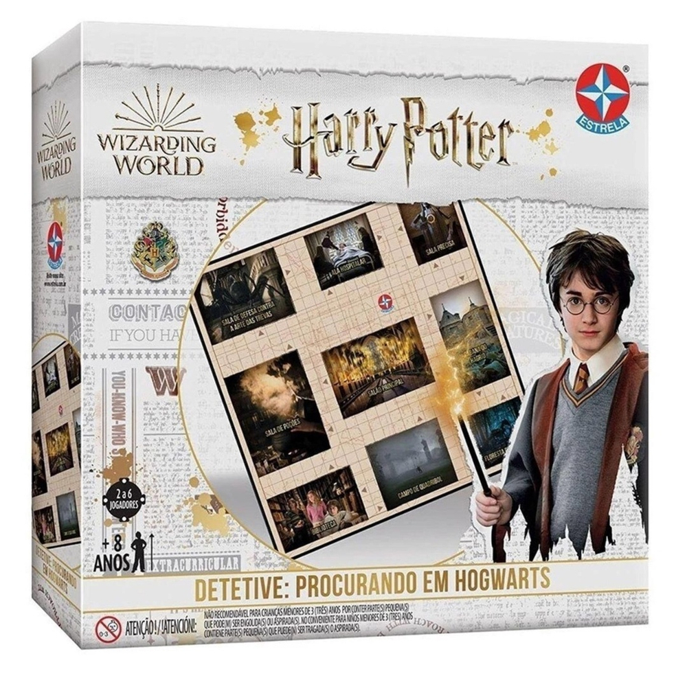 2 Jogos de Tabuleiro Harry Potter Estrela Detetive + Eu Sou? no