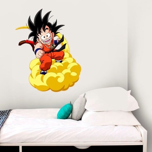 Adesivo Decorativo Parede Dragon Ball Z Goku Alta Resolução