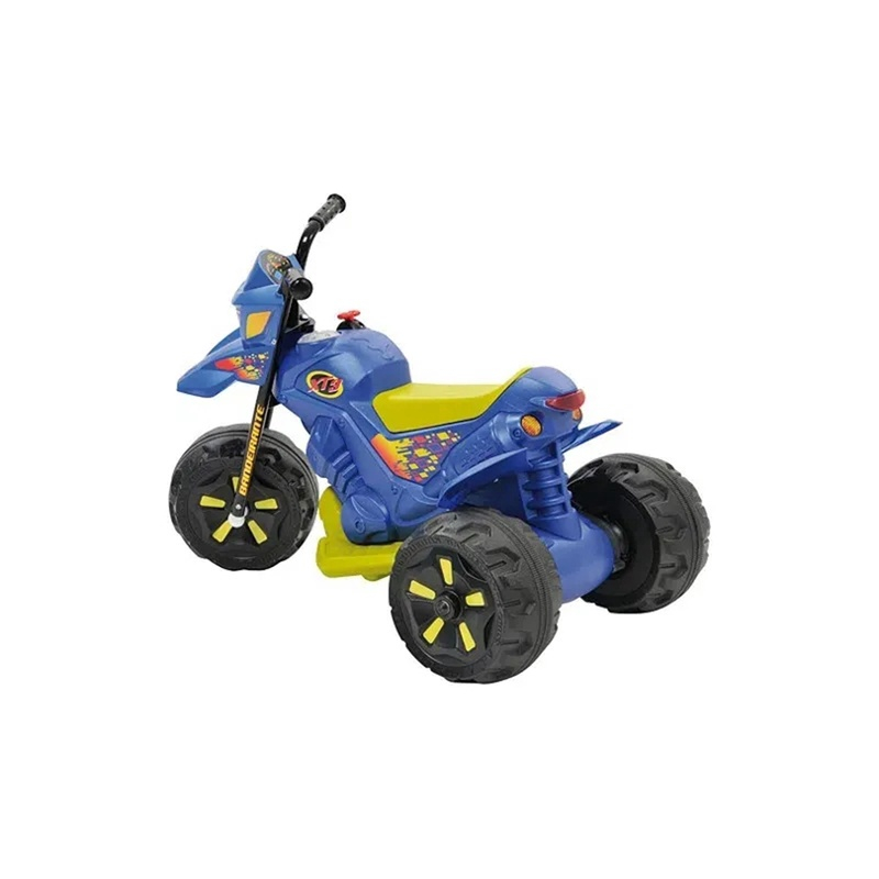 Mini Moto Eletrica 6v Infantil Xt3 Azul Menino Bandeirante