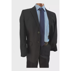 Kit Terno Masculino Tradicional + Calça Social Preto até 64 Menor preço em Kit Terno Masculino Tradicional + Calça Social Preto até 64