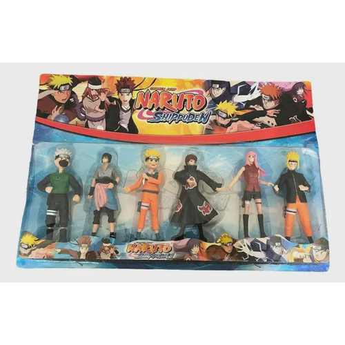 Naruto Kit Completo 4 Bonecos Articulado 15cm Uzumaki Sasuke