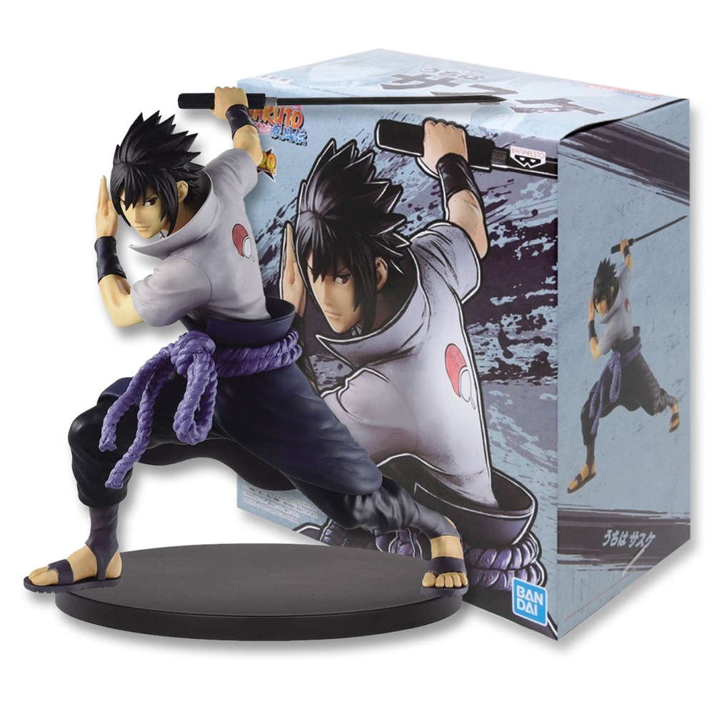 Figura Naruto - Sasuke Uchiha Vibration Stars Bandai em Promoção