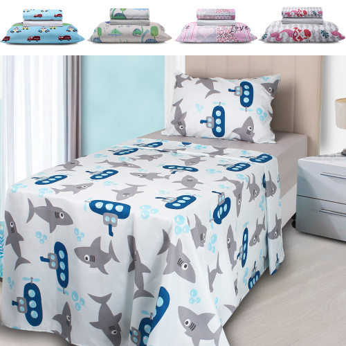 Erosebridal Jogo de cama de dinossauro de desenho animado Queen, lençóis de  dinossauro para meninos pequenos, conjunto de cama de dinossauro antigo,  conjunto de cama animal da selva com 2 fronhas decoração