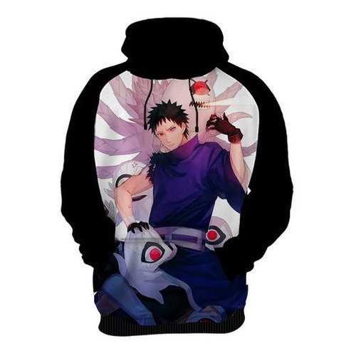 Blusa Moletom Casaco Obito Uchiha Anime Naruto Jogo Game 06 em Promoção na  Americanas