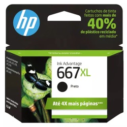 Cartucho de Tinta Hp 667xl 3ym81ab Preto é boa?