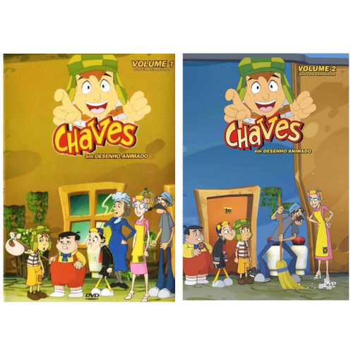 Menu DVD ) Chaves Em Desenho Animado: Volume 3 ( 4 Episódios ) 