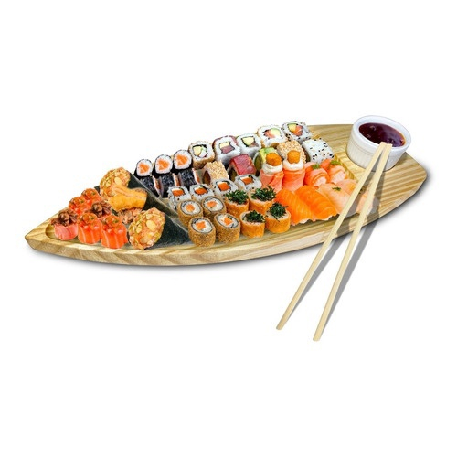 Kit Jogo De Jantar Japonês Para 6 Pessoas Sashimi Com Barca em Promoção na  Americanas