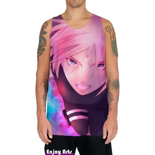 Blusa Infantil com Estampa Sakura Naruto - Tam 5 a 14 anos Preto